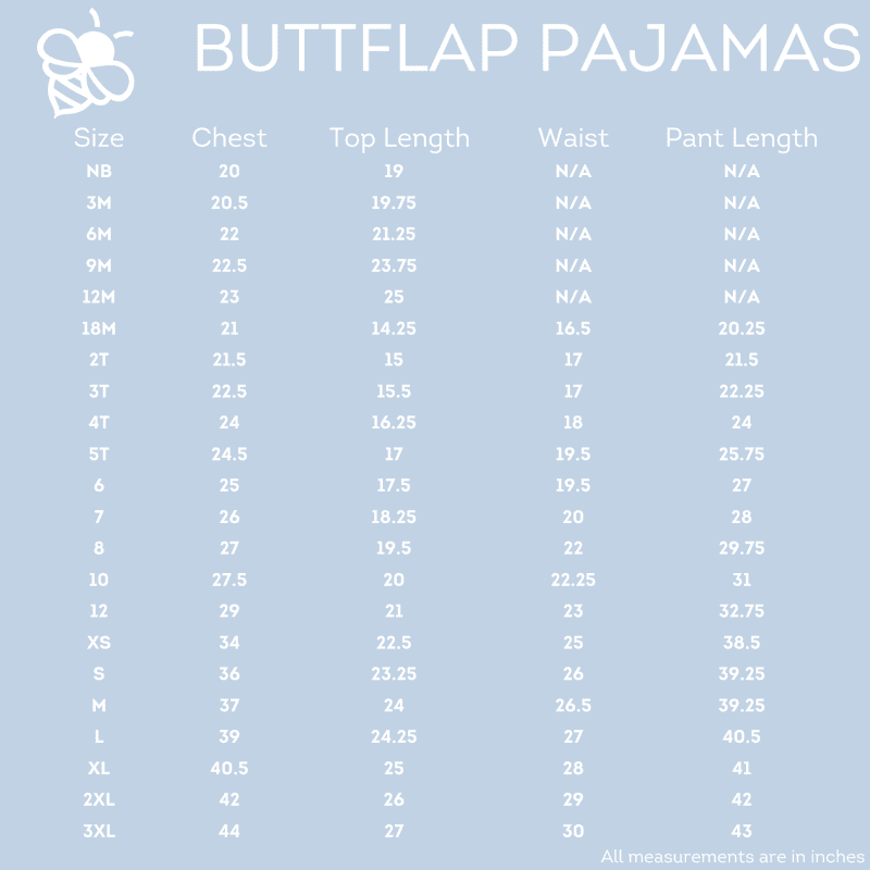 BFsizechart